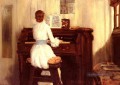 Mrs Meigs am Klavier Orgel William Merritt Chase